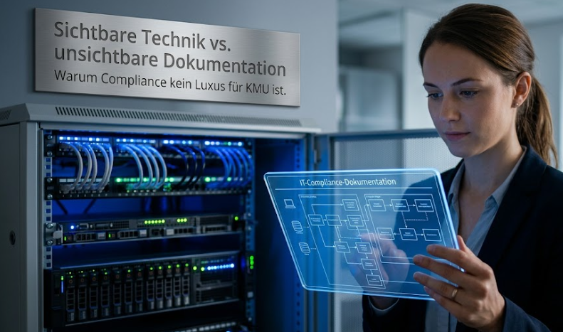 Sichtbare Technik vs. unsichtbare Dokumentation: Warum Compliance kein Luxus für KMU ist